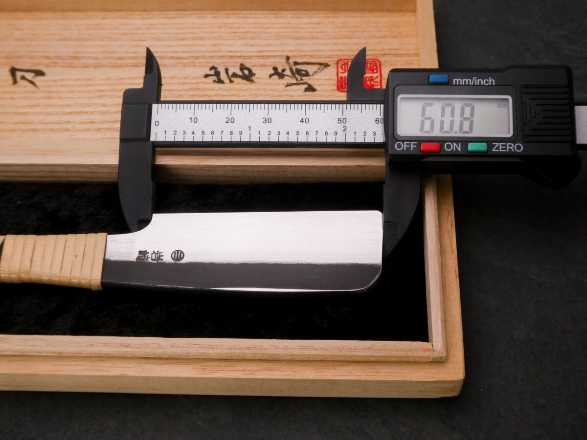 Iwasaki 60mm Japanese Kamisori Straight Razor Kamisori Rare ~ Shave ready ! - Image 8
